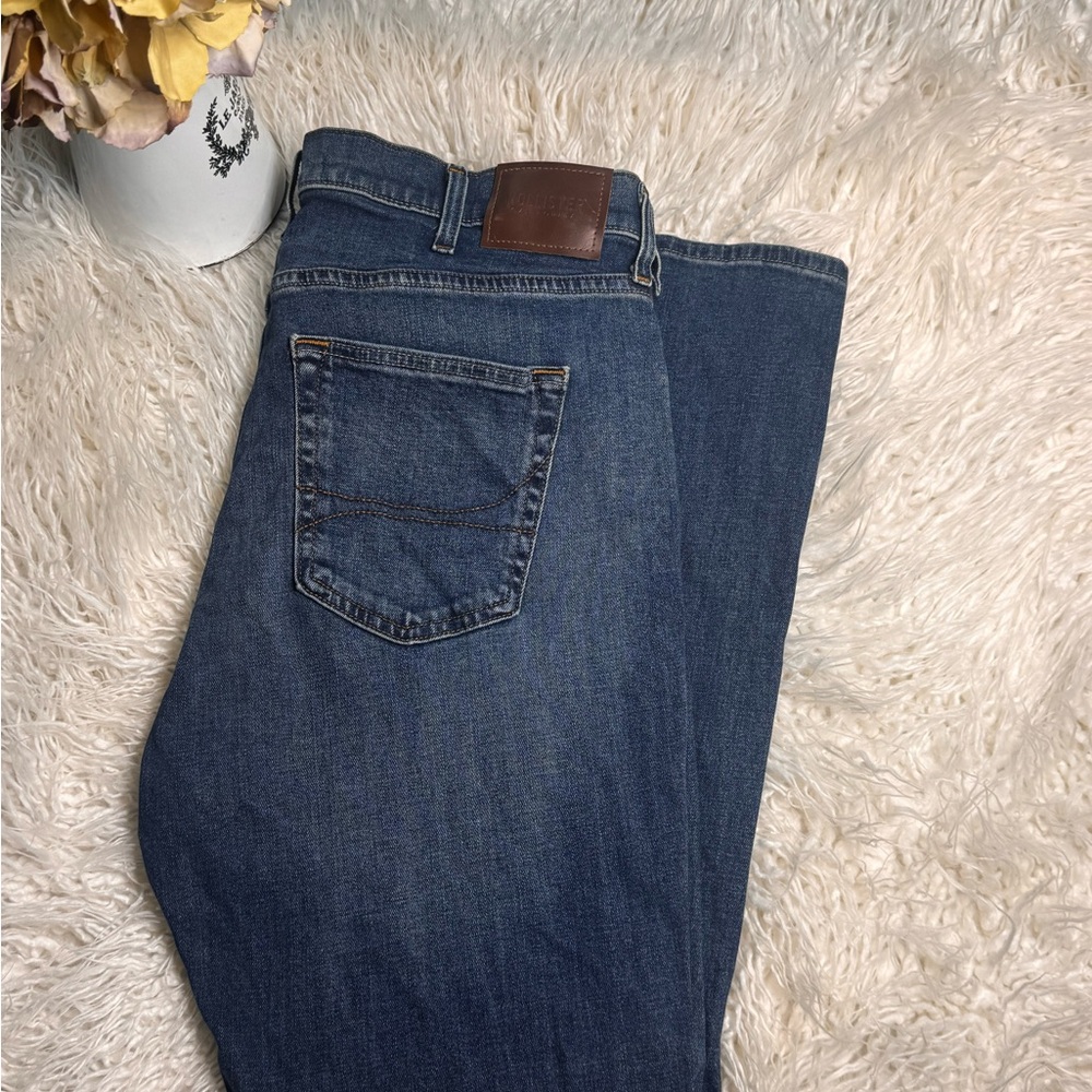 Hollister Dark Blue Straight Jeans